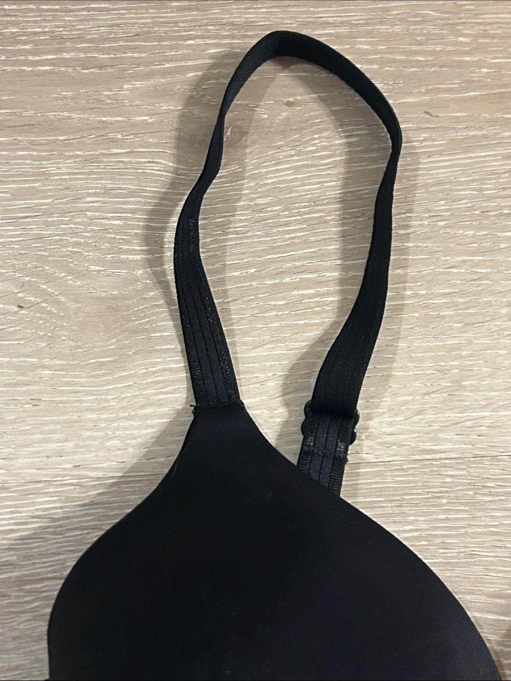 Bali Black Smoothing One Smooth U Collection T-Shirt Bra Sz 34C - Picture 4 of 7
